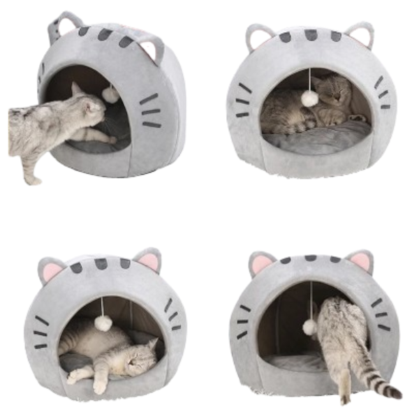 KuschelHöhle – Das gemütliche Katzenbett für ruhige Rückzugsorte