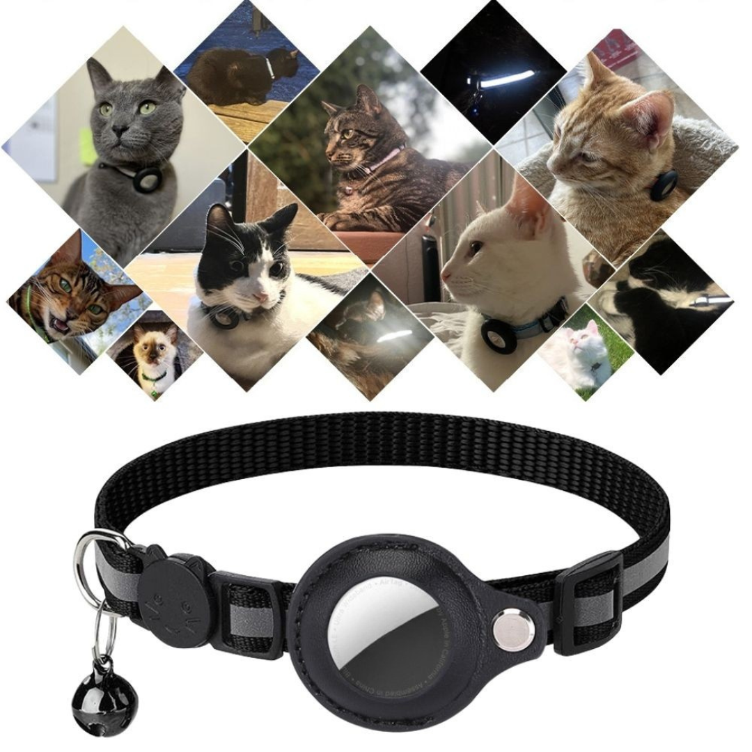 CatTrack – GPS-Halsband für Katzen mit AirTag-Halter