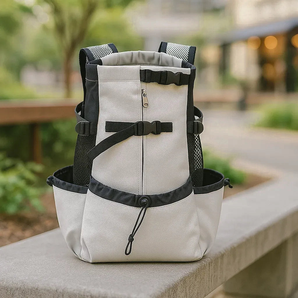Hundetragetasche | Ergonomischer & Bequemer Rucksack für Unterwegs