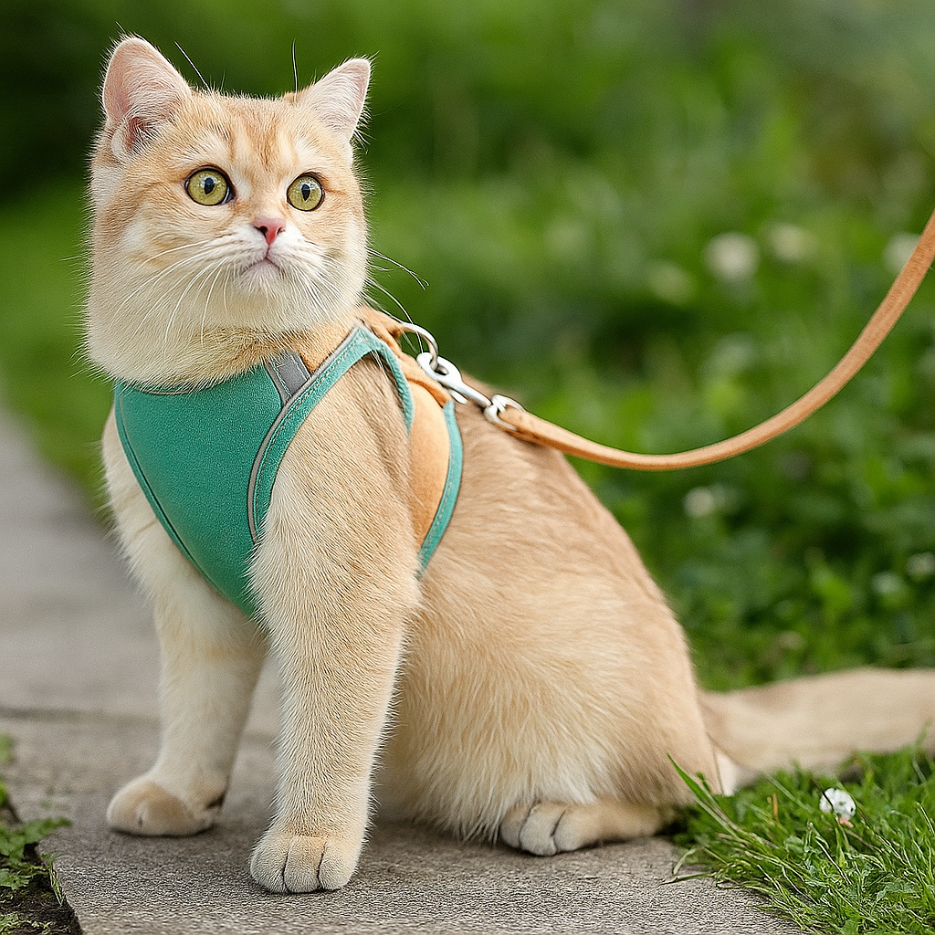 SafeCat – Sicheres & Ausbruchsicheres Katzengeschirr mit Leine