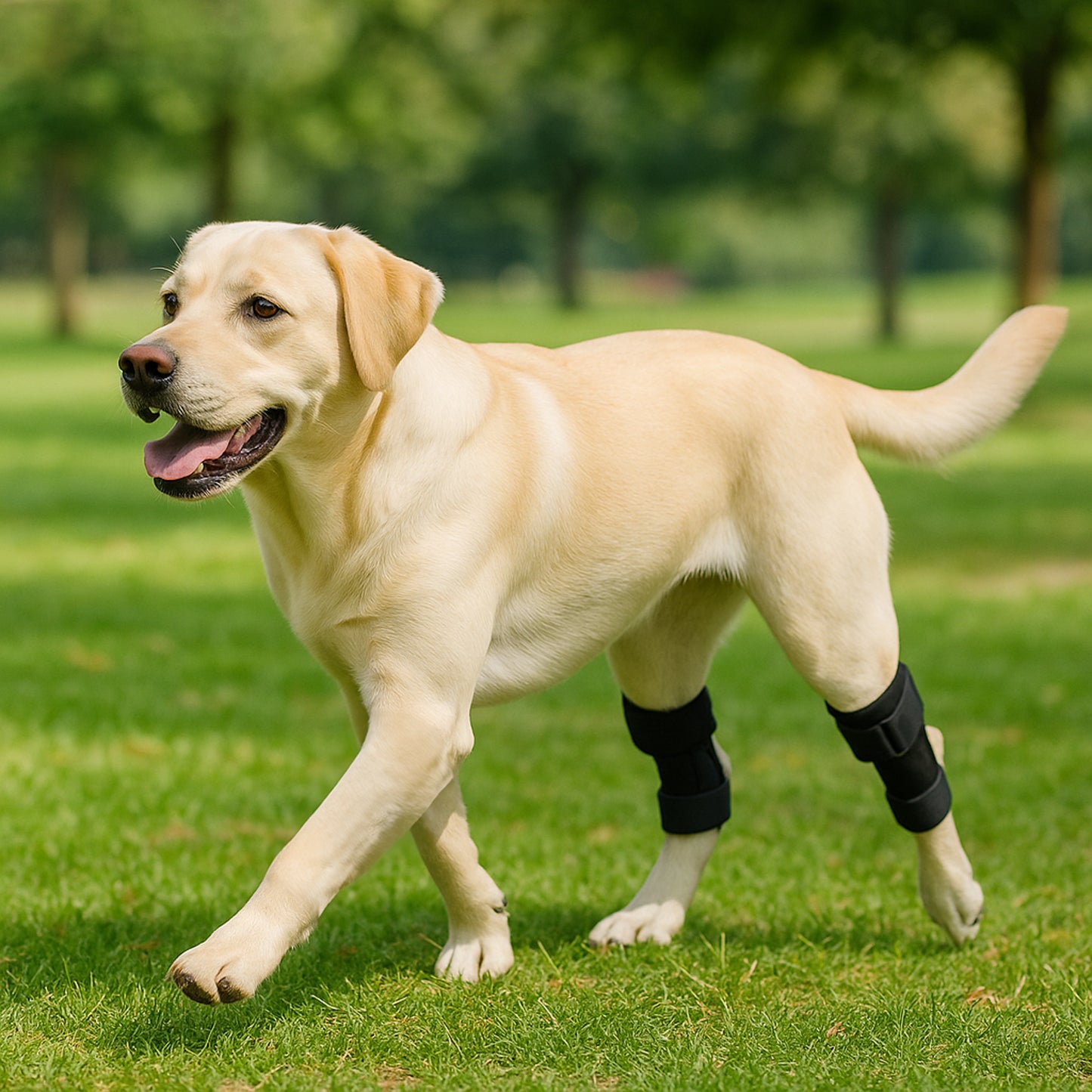 Kniebandage Hund – Verstelbare Gelenkstütze | Schmerzlinderung & Stabilisierung