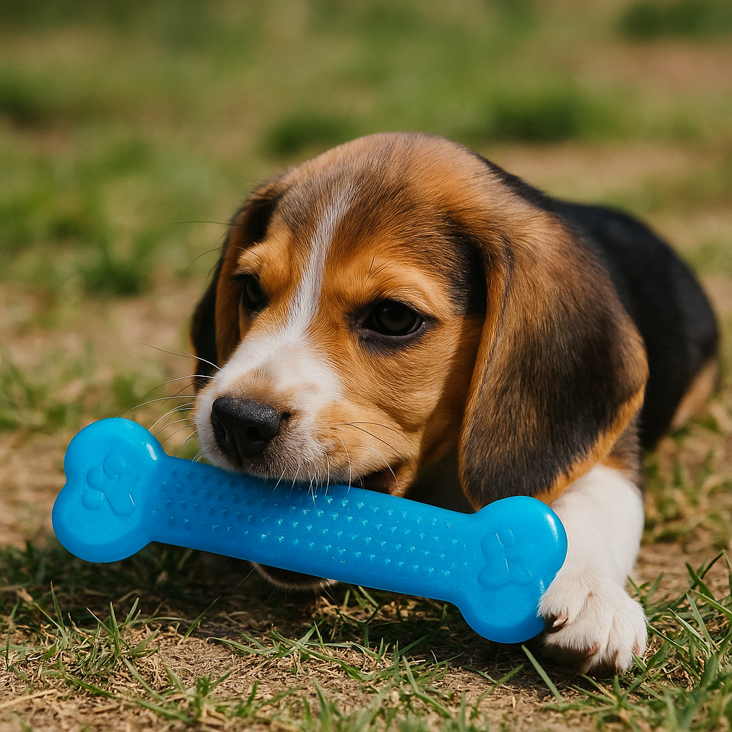 Extrem robuster Gummiknochen für Hunde – unzerstörbar & zahnfreundlich
