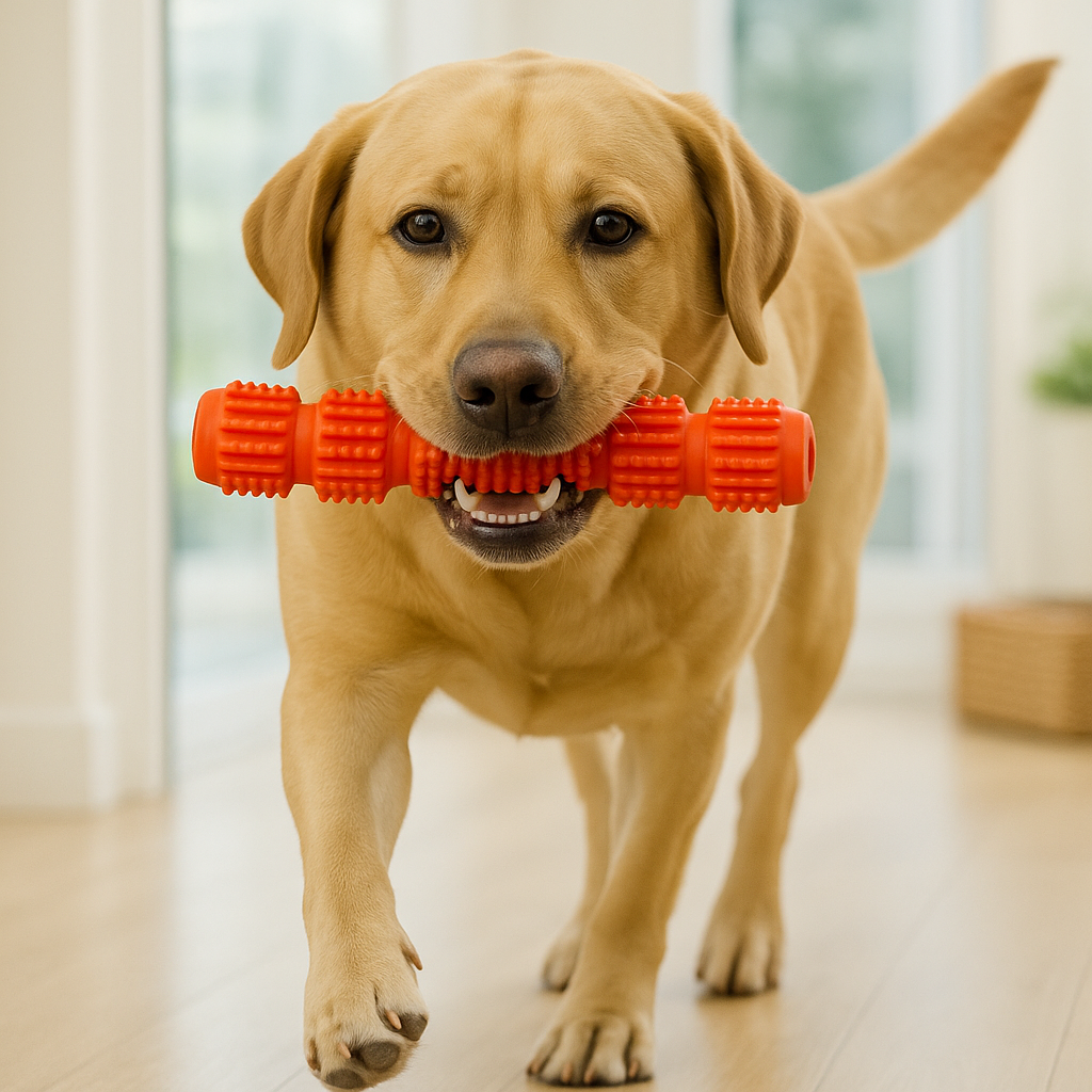 Snackbares Hundespielzeug aus Gummi – befüllbar & kaustark für gesunde Beschäftigung