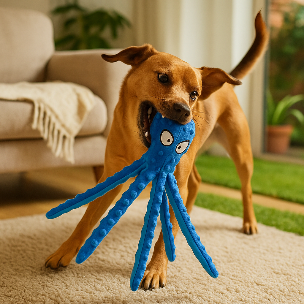 Hundespielzeug mit Knistereffekt & Ziehfunktion – Für aktive Hunde mit Spieltrieb