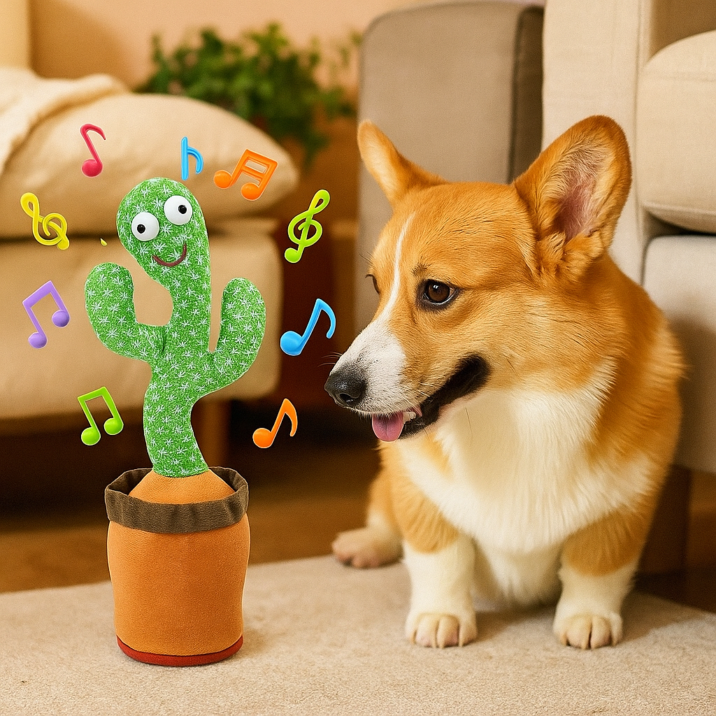Sprechendes Hundespielzeug Kaktus