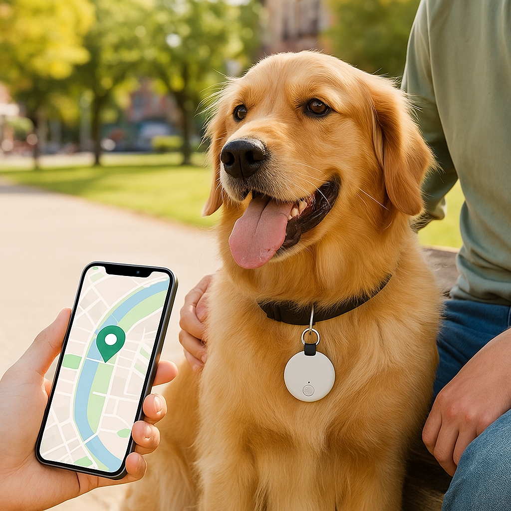 Bluetooth Haustier-Tracker für Hunde & Katzen