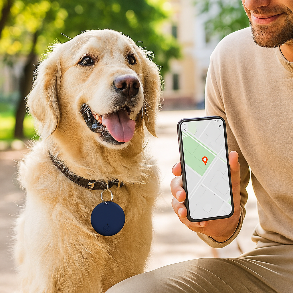Bluetooth Haustier-Tracker für Hunde & Katzen