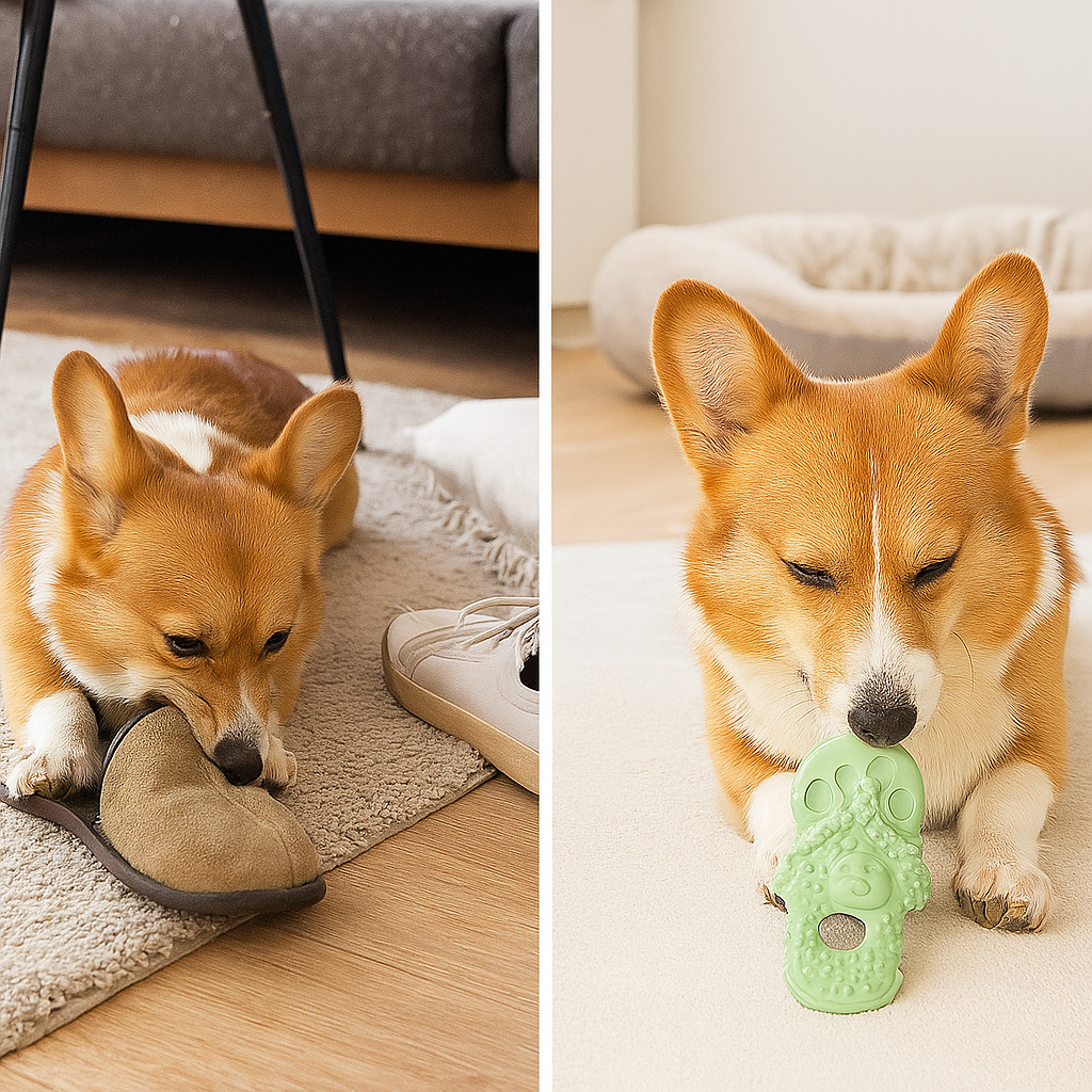 Hund Kauspielzeug Flip-Flop - Zahnpflege