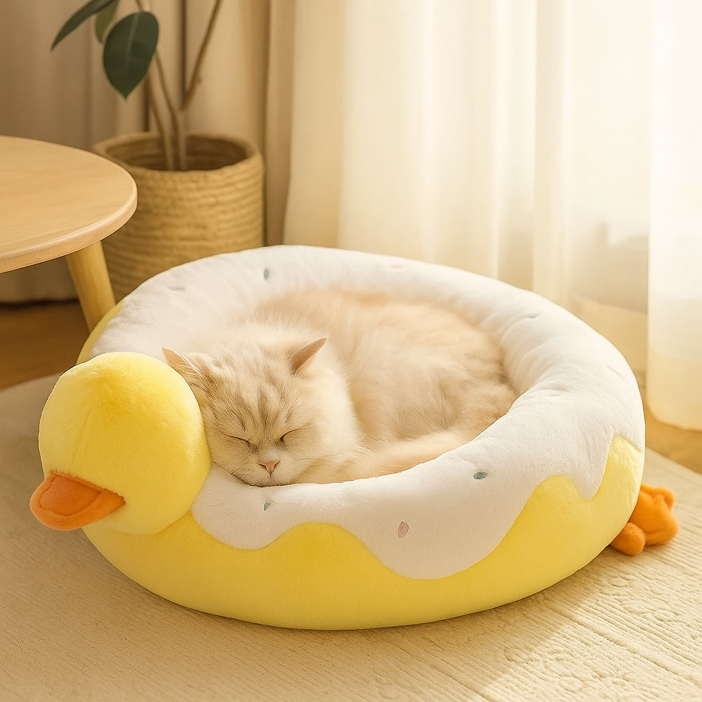 Katzen Kuschelbett - Weich & Entspannend