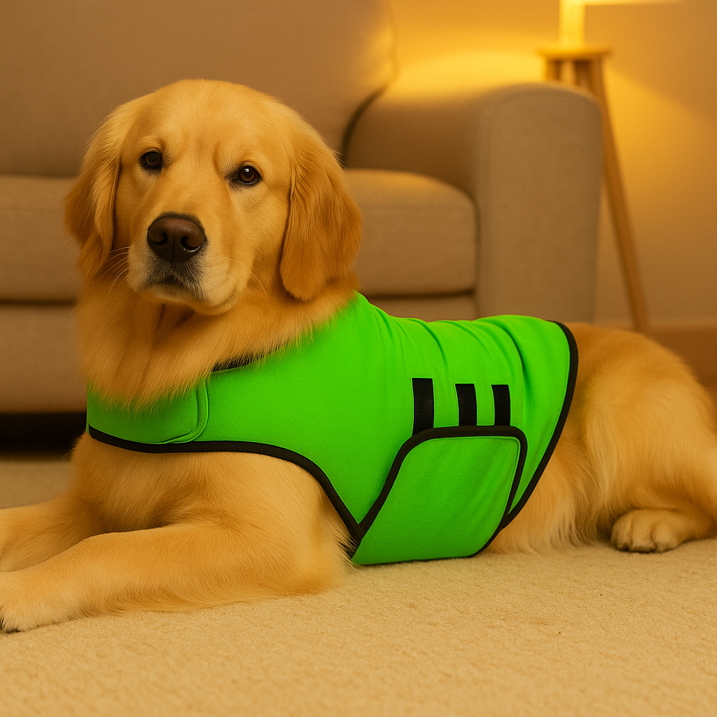 Beruhigende Hundeweste gegen Angst & Stress