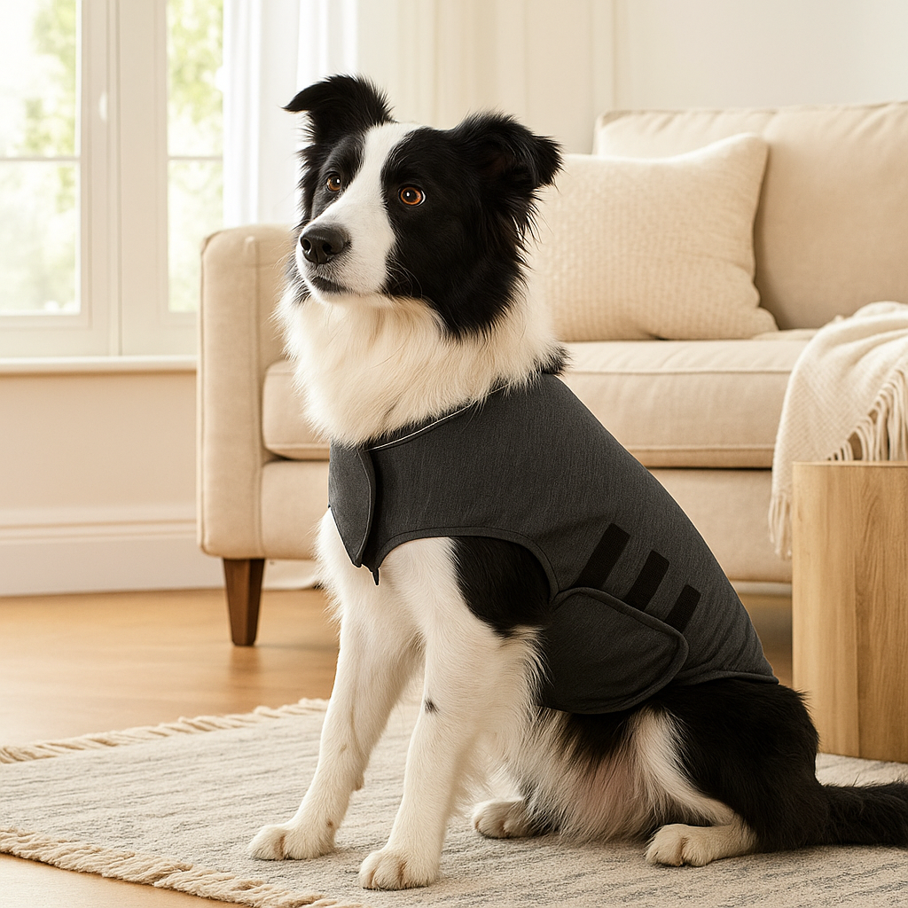 Beruhigende Hundeweste gegen Angst & Stress