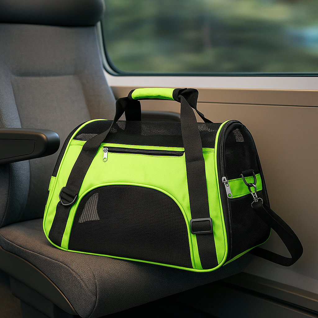 Reisetasche für kleine Hunde & Katzen - Sicher & Bequem