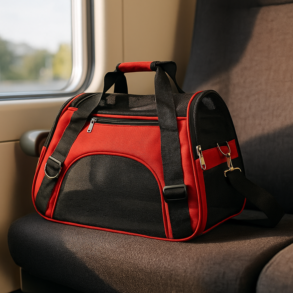 Reisetasche für kleine Hunde & Katzen - Sicher & Bequem