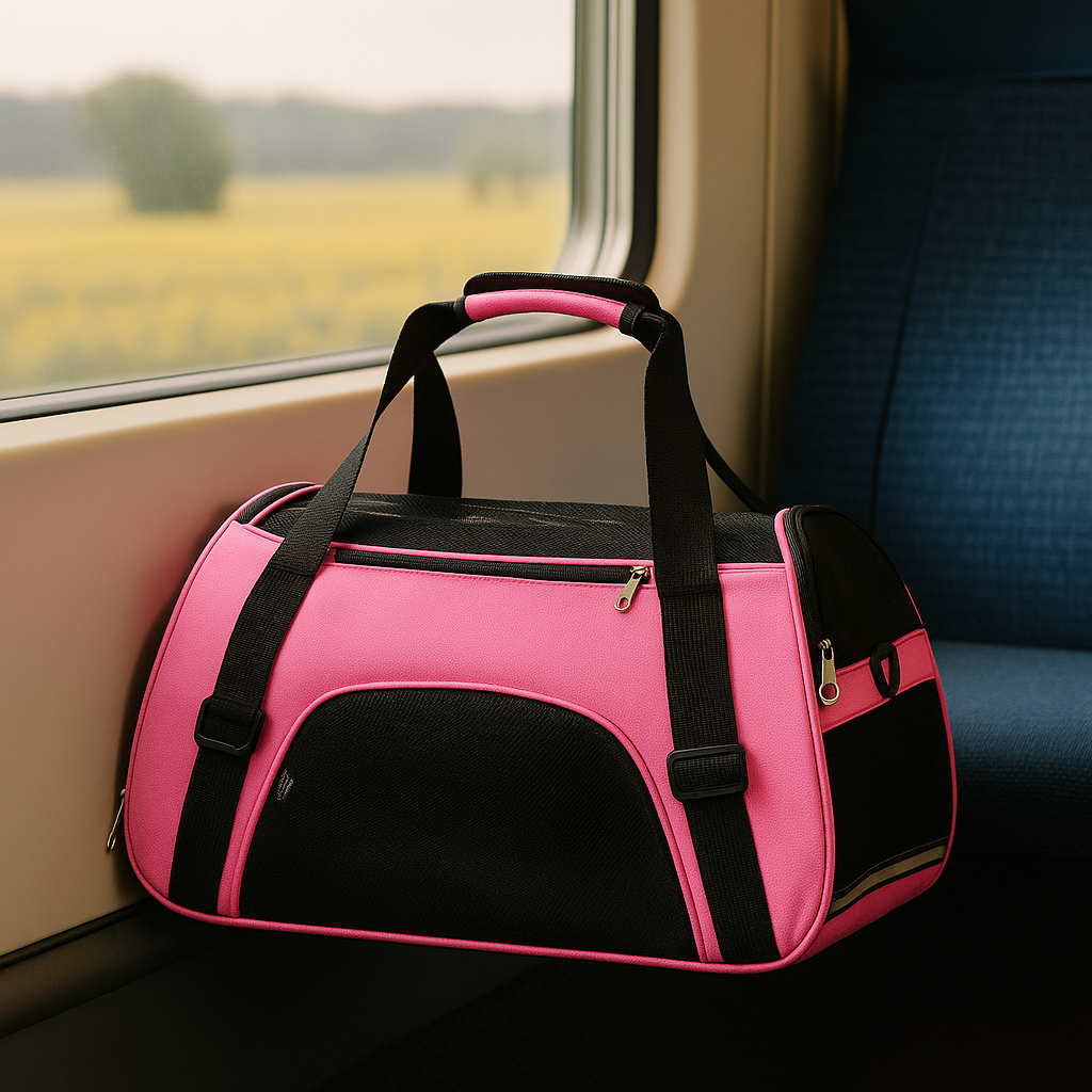 Reisetasche für kleine Hunde & Katzen - Sicher & Bequem