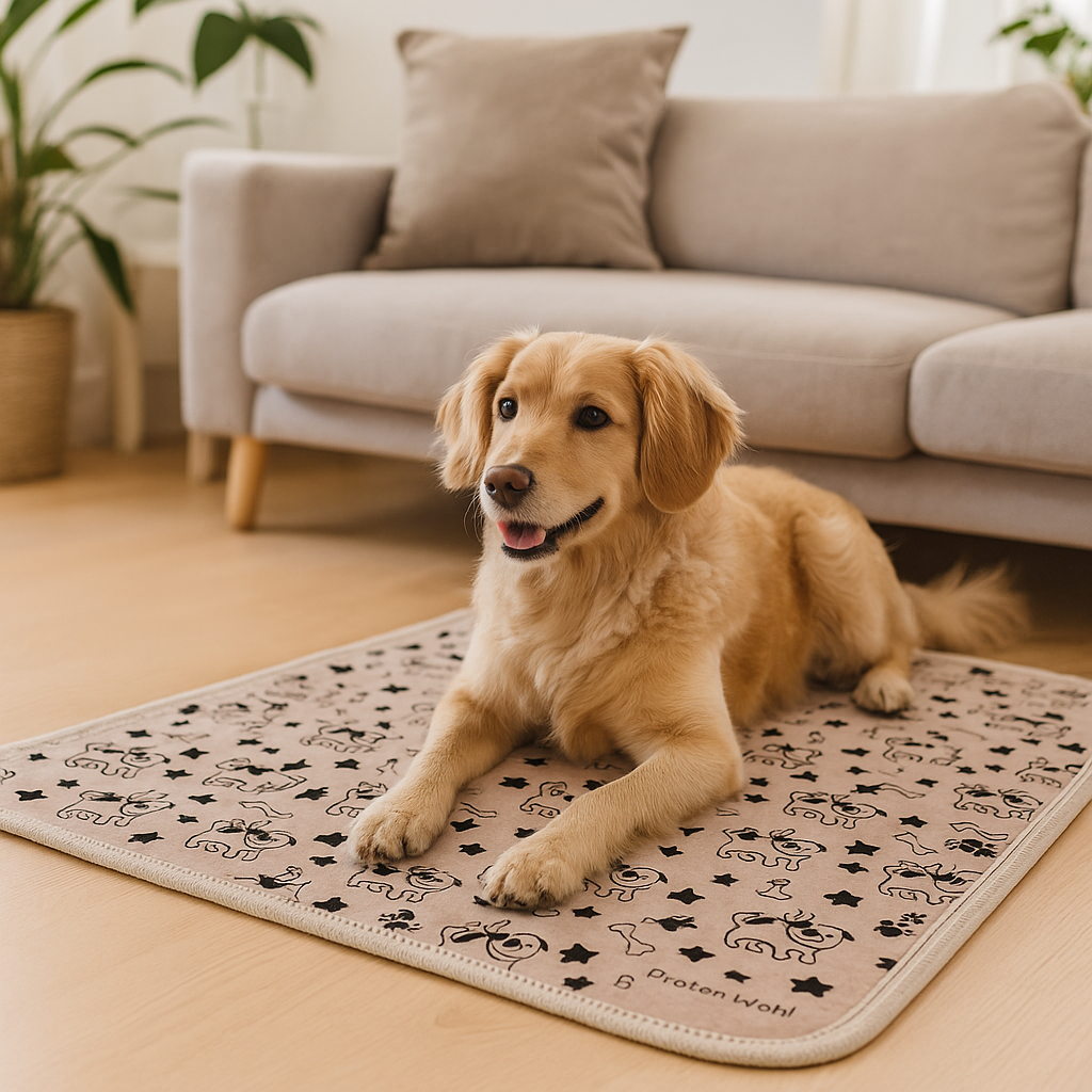 Saugmatte Hund - Extrem Saugfähig & Waschbar