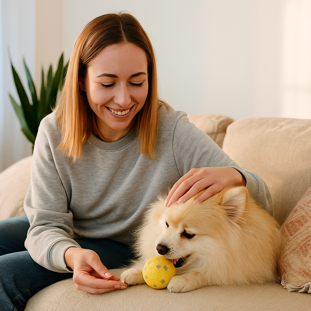 Beruhigender Hundeball - Gegen Angst & Stress