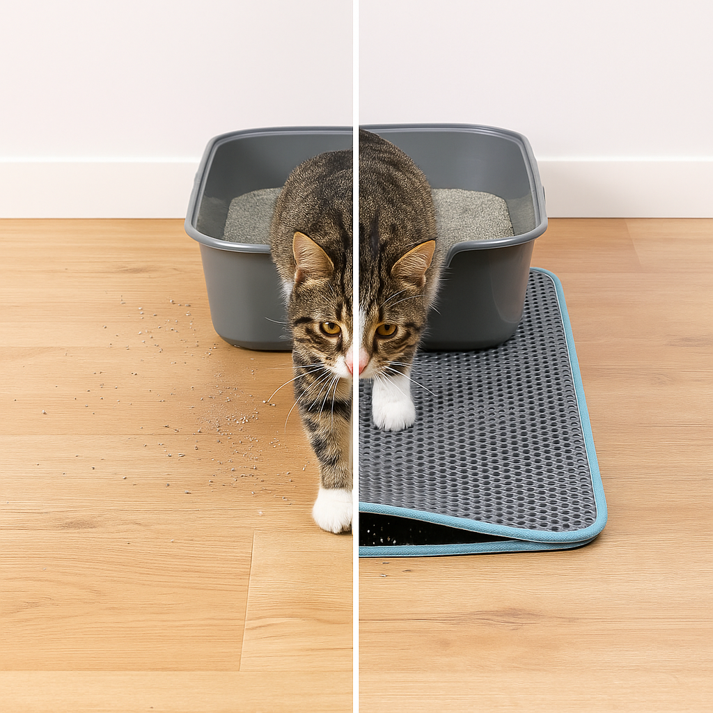 Katzenmatte Rutschfest - Gegen Schmutz & Nässe
