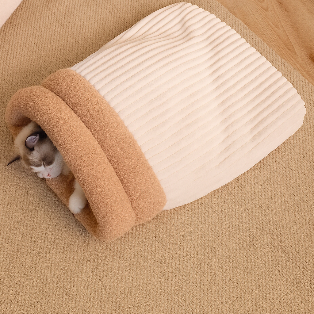 Katzenhöhle Kuschelbett - Warm & Geborgen