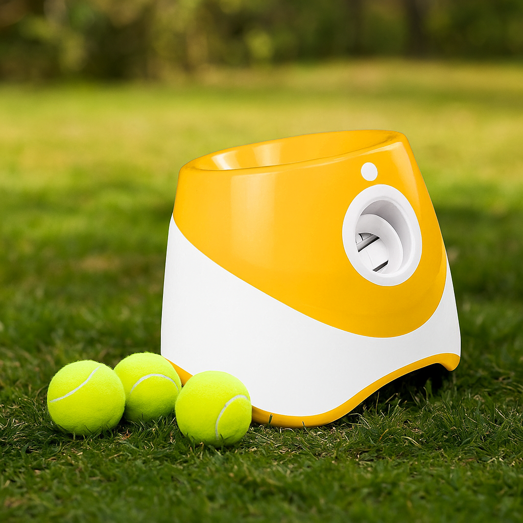 Automatischer Ballwerfer für Hunde | Apportiertraining & Spielzeug