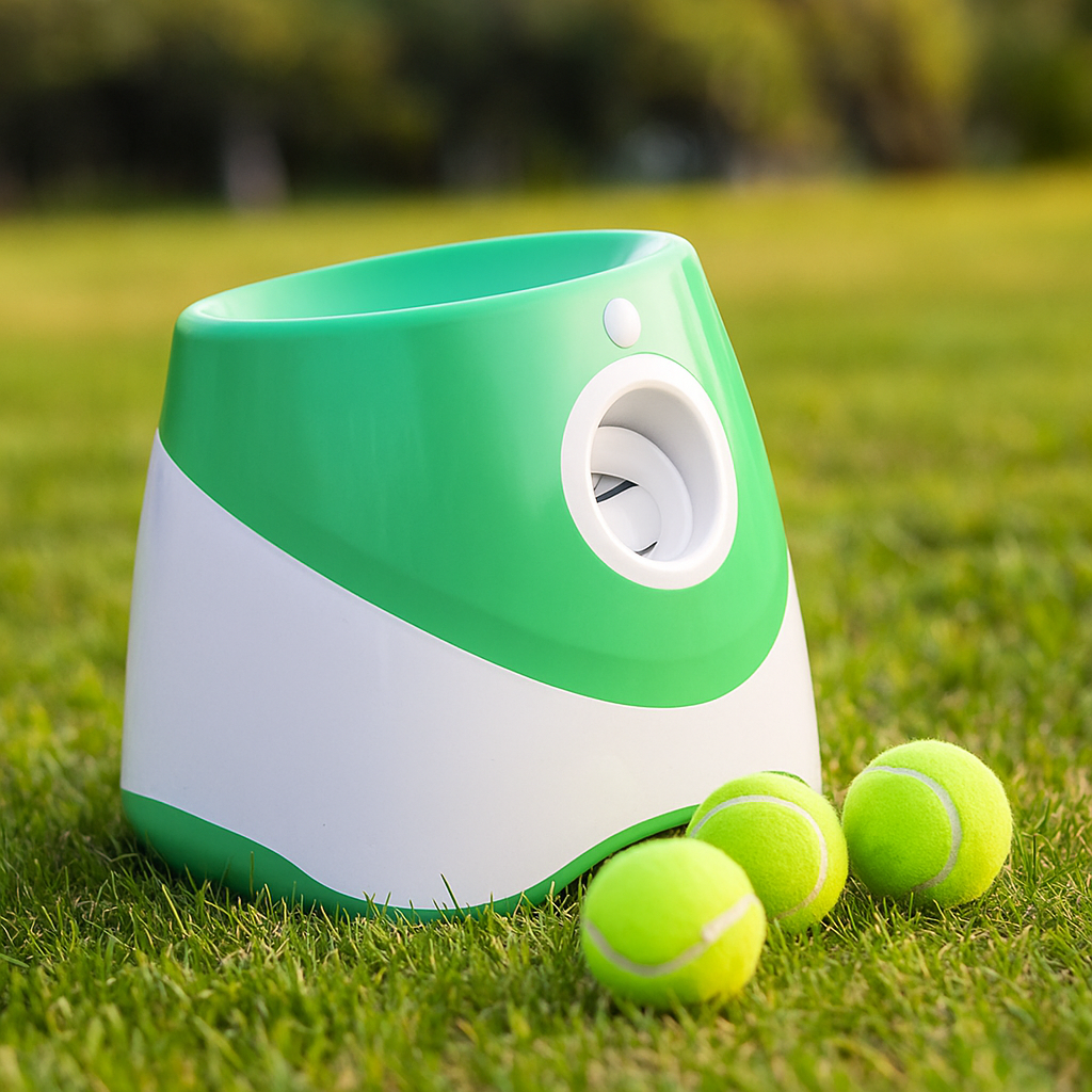 Automatischer Ballwerfer für Hunde | Apportiertraining & Spielzeug