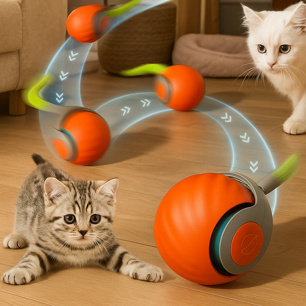 FurrySpin - Elektrisches Katzenspielzeug