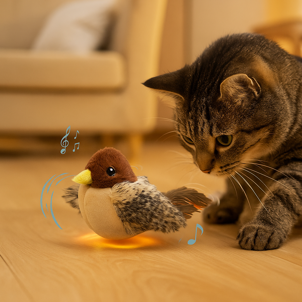 CatchTail – Interaktives Katzenspielzeug mit Bewegung und Sound