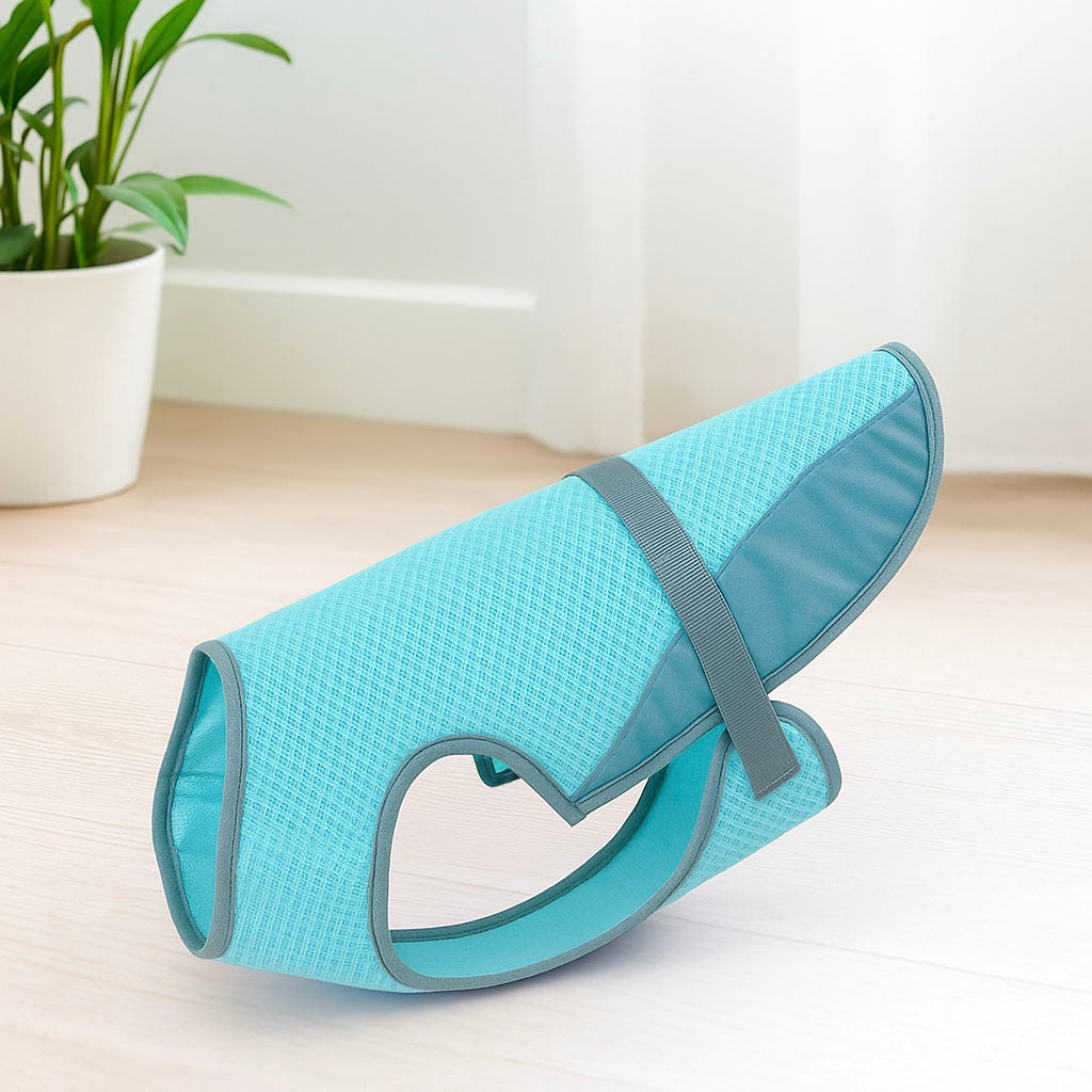 Hundekühlweste mit Geschirrfunktion – Hitzeschutz für Hunde im Sommer
