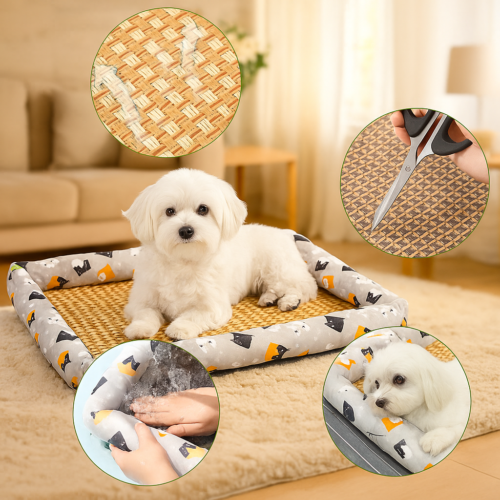 Hundekühlmatte | Atmungsaktives Hundebett für Sommer & Entspannung