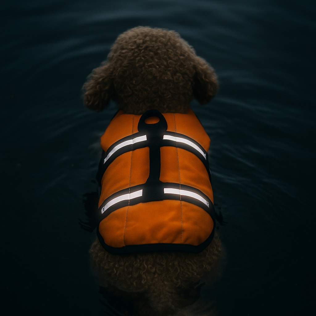 Hundeschwimmweste | Verstellbare Rettungsweste mit Reflektoren