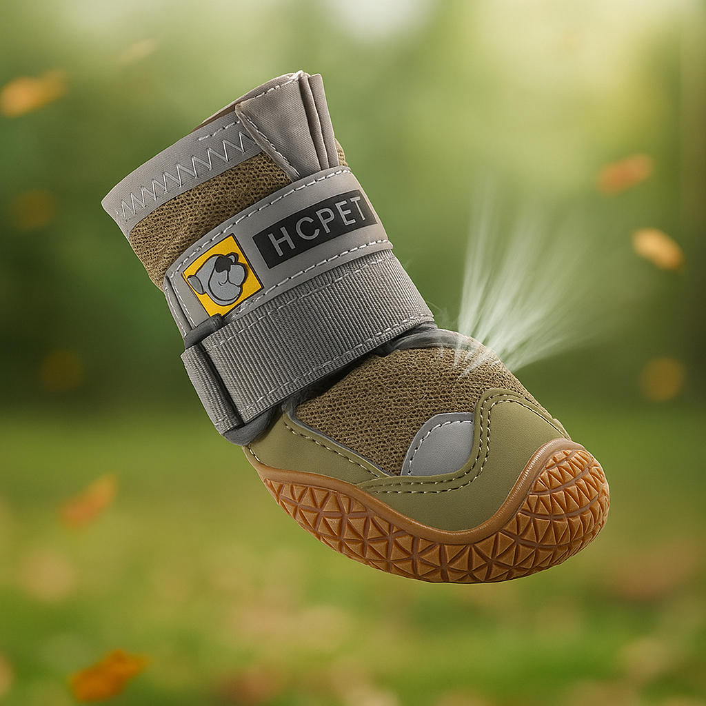 Hundeschuhe Wasserdicht & Rutschfest – Pfotenschutz mit Reflektoren