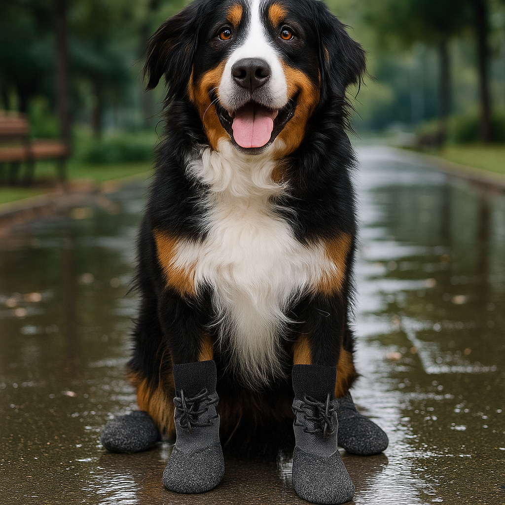 Rutschfeste Hundesocken (4er Set) – Pfotenschutz Indoor & Outdoor