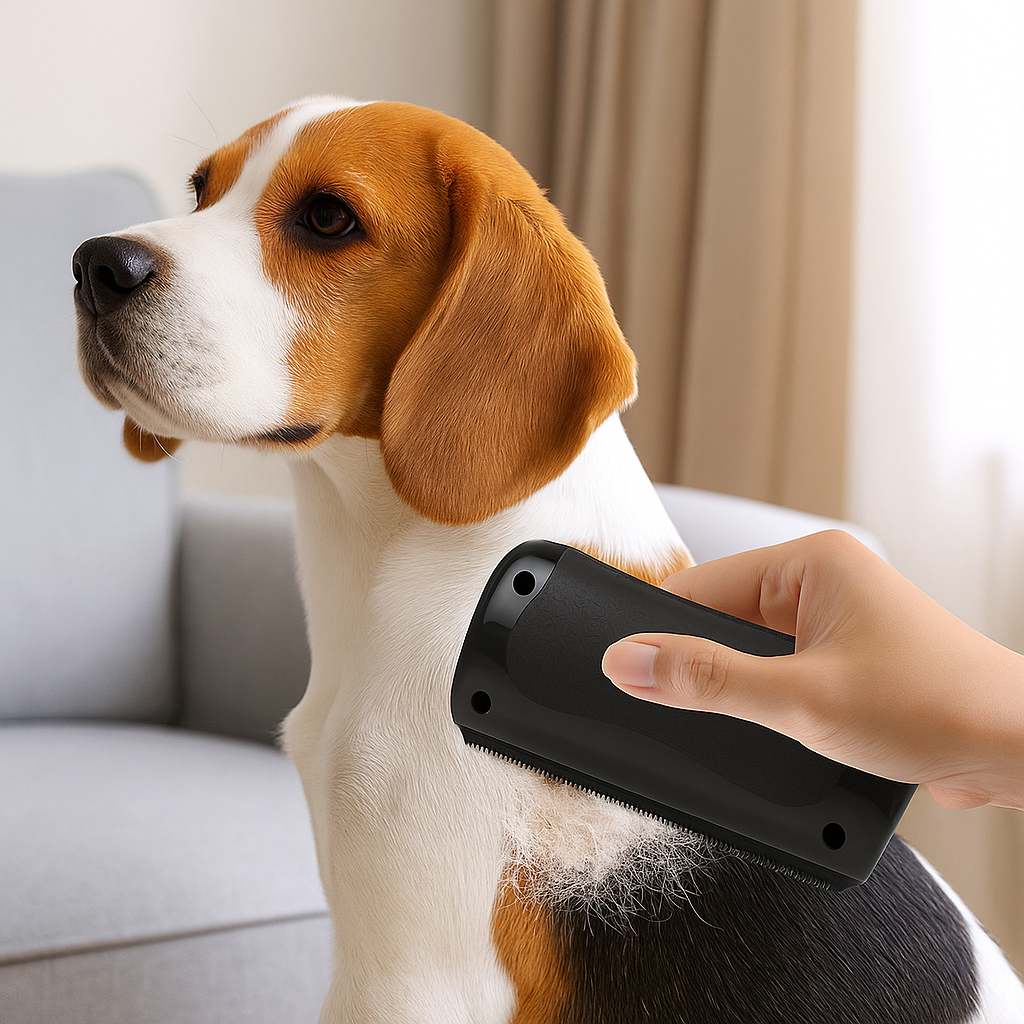 Hunde & Katzen Fellbürste gegen Unterwolle & Haaren – Effiziente Tierhaarentfernung