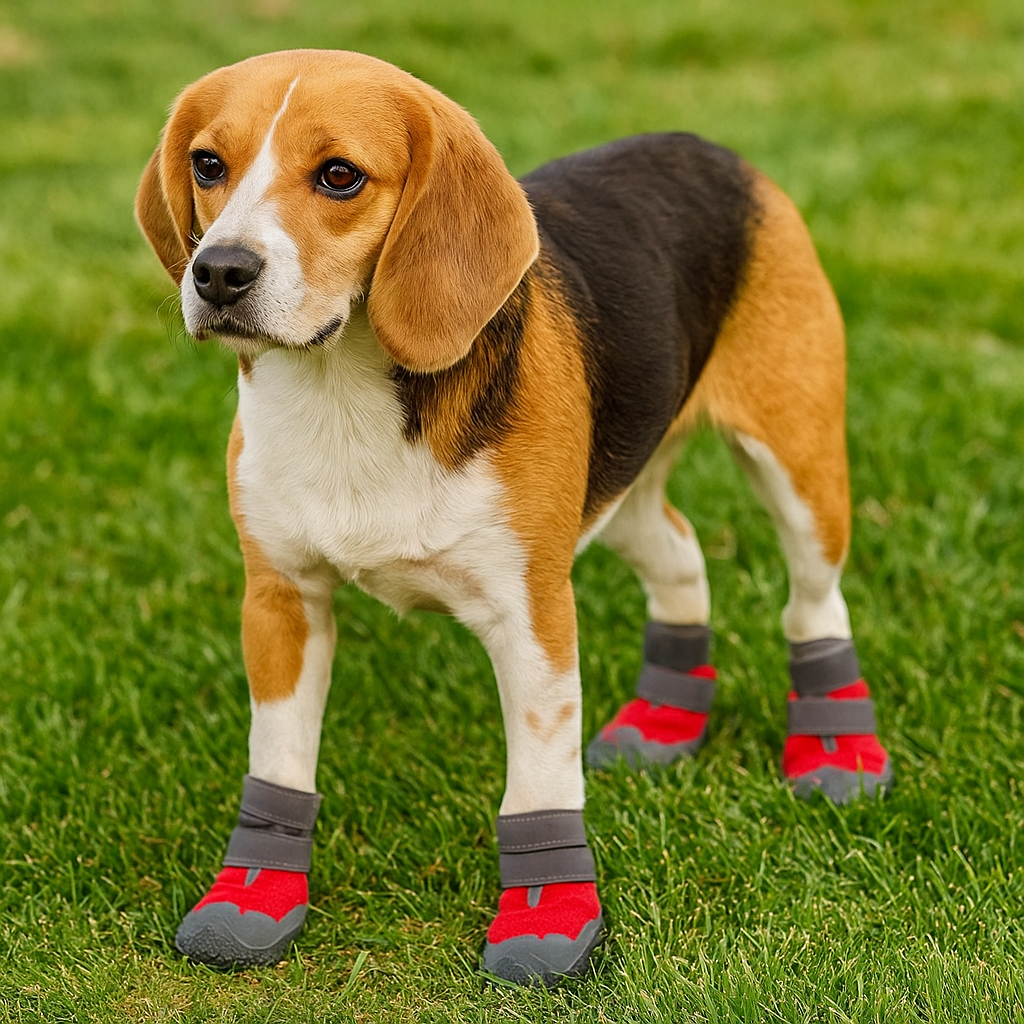 Hundeschuhe Wasserdicht & Rutschfest – Pfotenschutz mit Reflektoren