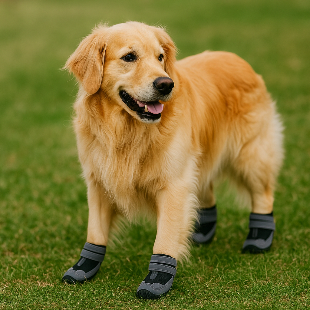 Hundeschuhe Wasserdicht & Rutschfest – Pfotenschutz mit Reflektoren