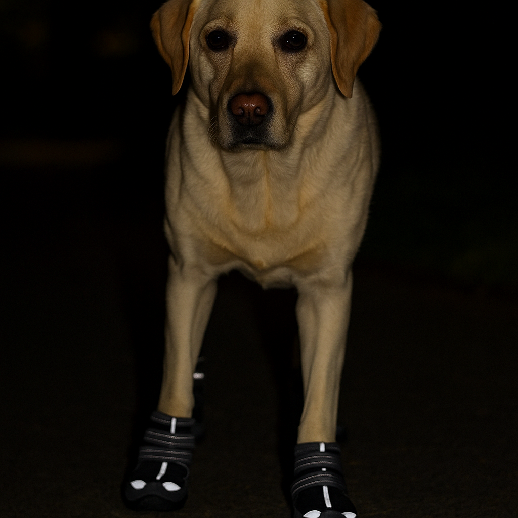 Hundeschuhe Wasserdicht & Rutschfest – Pfotenschutz mit Reflektoren
