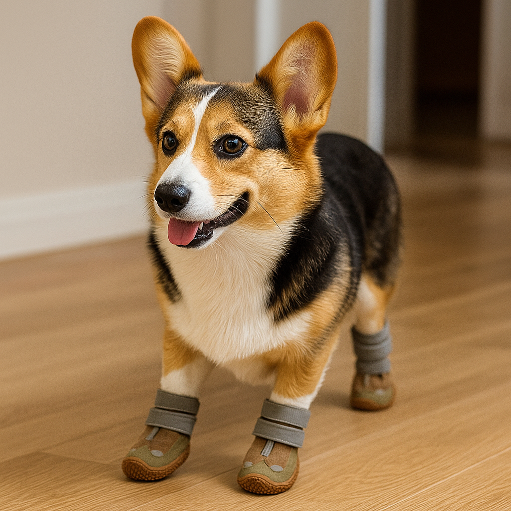 Hundeschuhe Wasserdicht & Rutschfest – Pfotenschutz mit Reflektoren