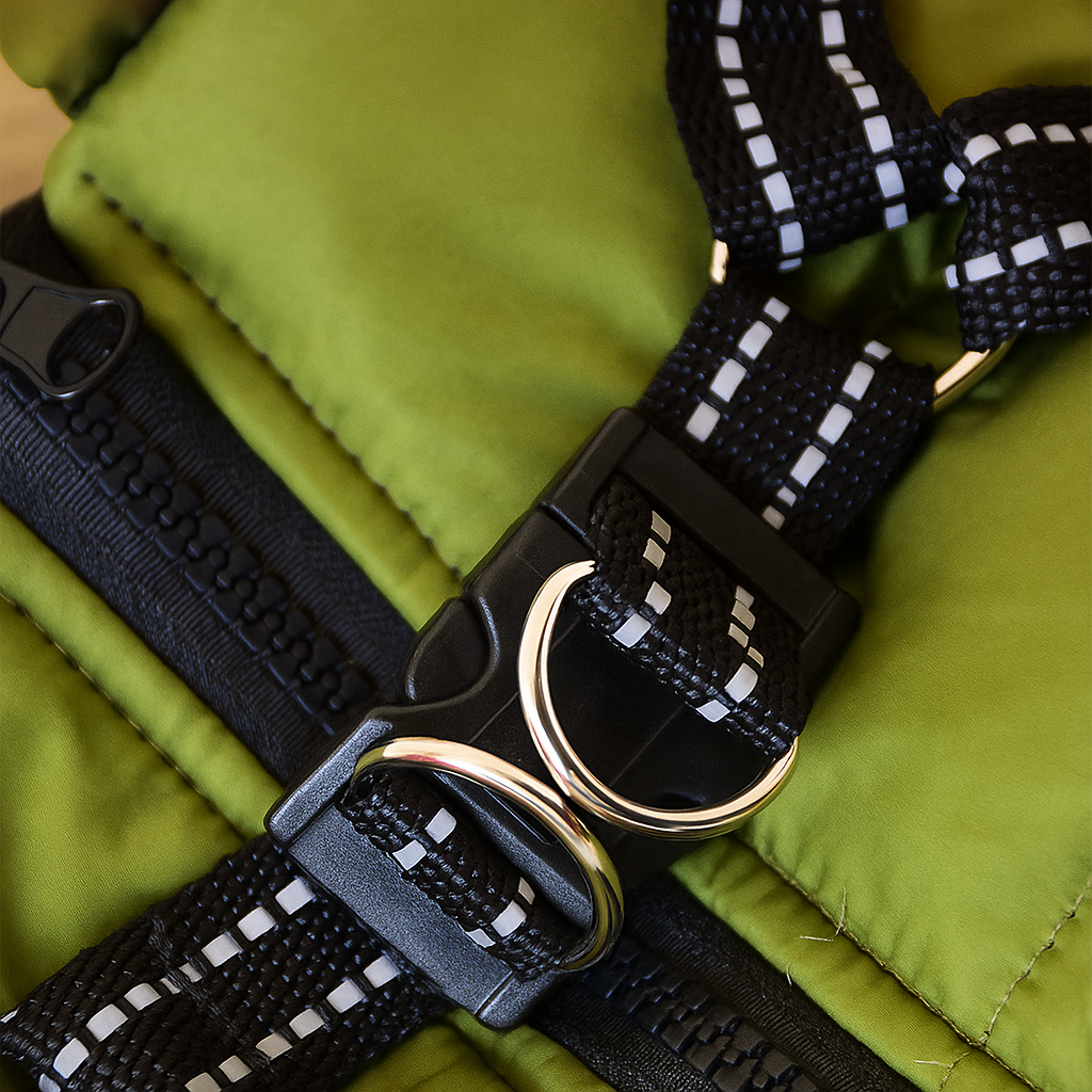 Winterhundejacke mit Geschirr – Warm & Sicher | Für kleine & große Hunde