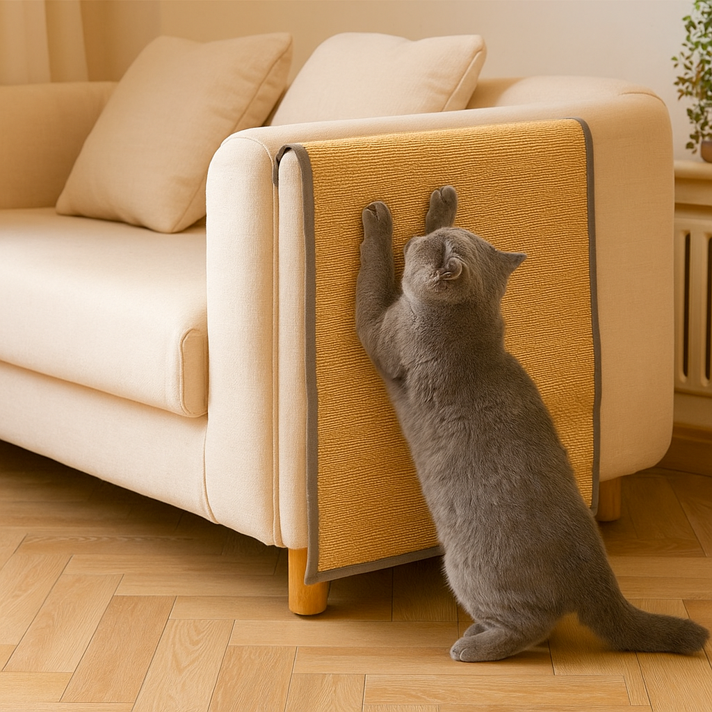 Kratzschutz Katze für Möbel – Umweltfreundlich Sisal Kratzmatte