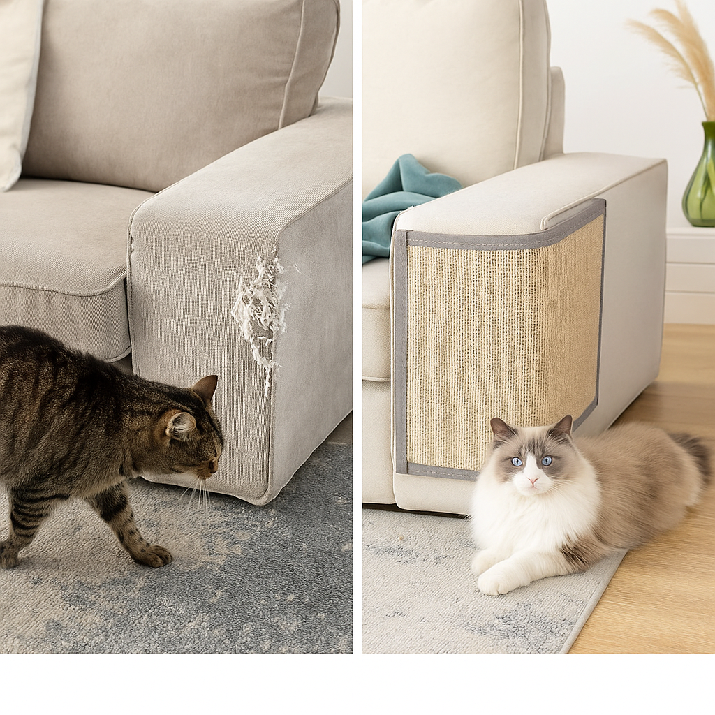 Kratzschutz Katze für Möbel – Umweltfreundlich Sisal Kratzmatte