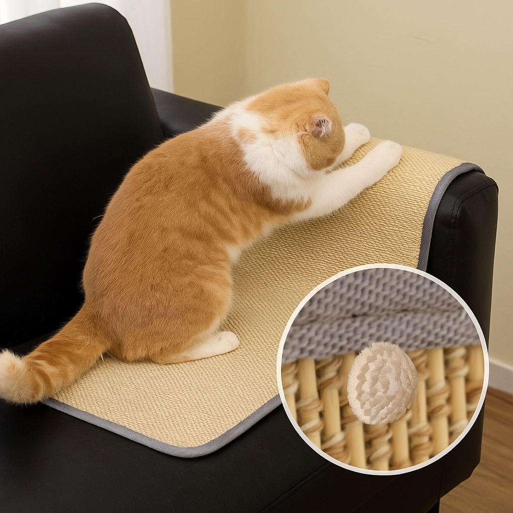 Kratzschutz Katze für Möbel – Umweltfreundlich Sisal Kratzmatte