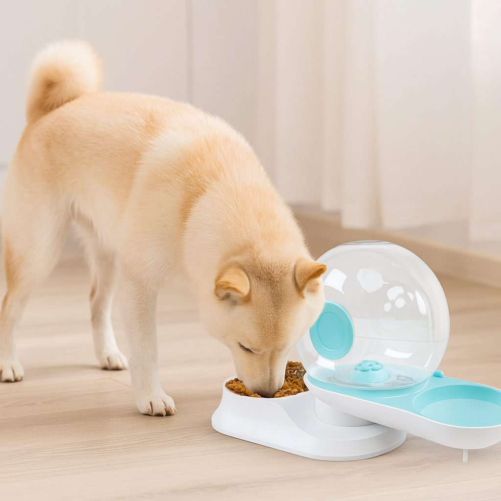 Trinkbrunnen Ohne Strom für Katzen & Hunde – Automatisch Frischwasser