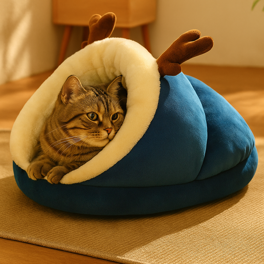 Hundebett Beruhigend & Gelenkschonend | Flauschiges Hundekissen für Hund & Katze