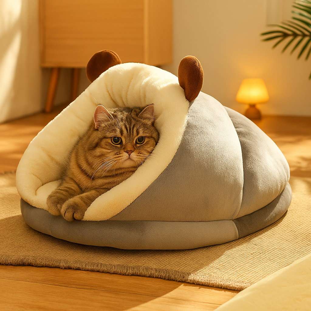 Hundebett Beruhigend & Gelenkschonend | Flauschiges Hundekissen für Hund & Katze