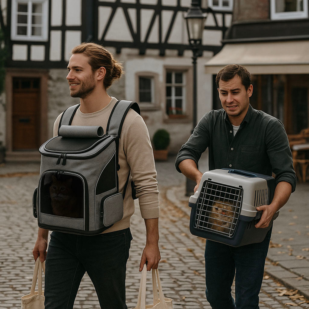 Katzenrucksack mit Sichtfenster – Transportrucksack