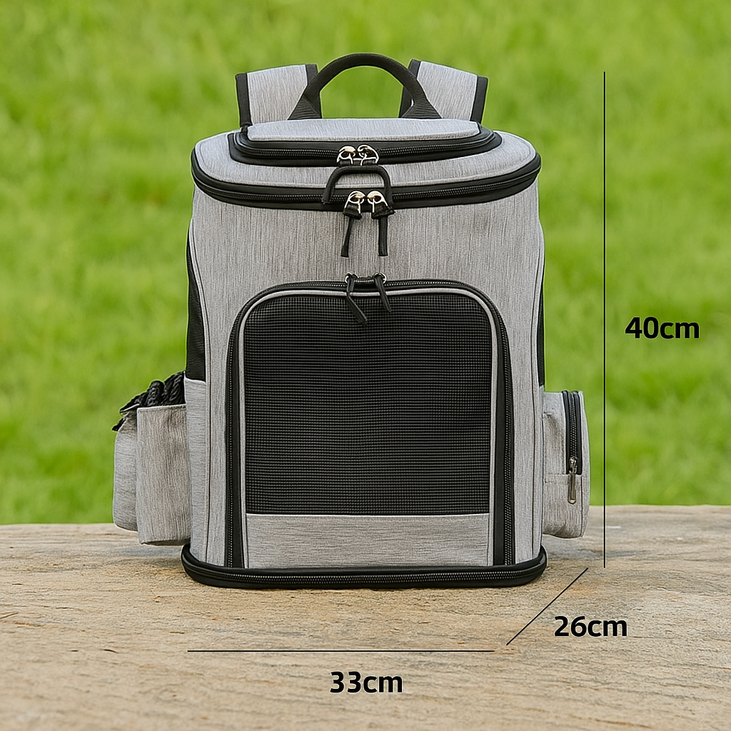 Katzenrucksack mit Sichtfenster – Transportrucksack
