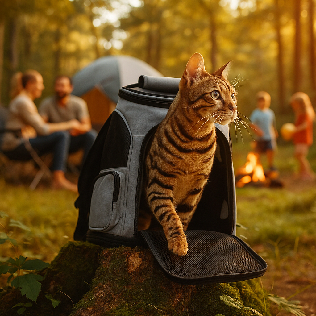 Katzenrucksack mit Sichtfenster – Transportrucksack