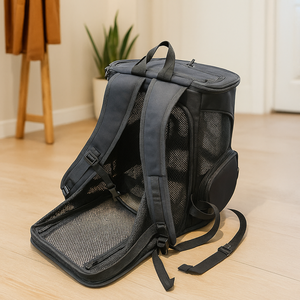 Katzenrucksack mit Sichtfenster – Transportrucksack