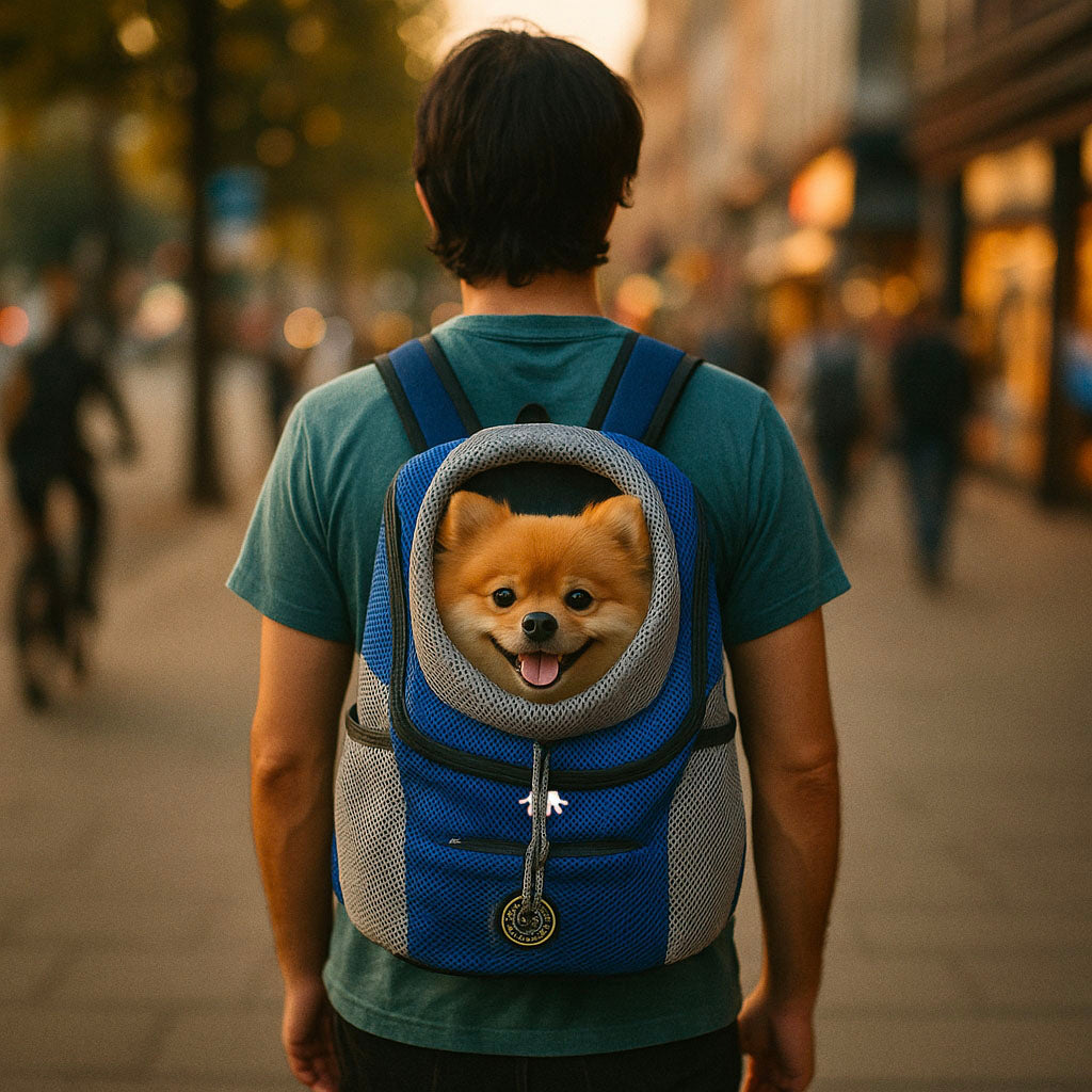 Hunderucksack für Wandern | Transportrucksack Hund klein & groß