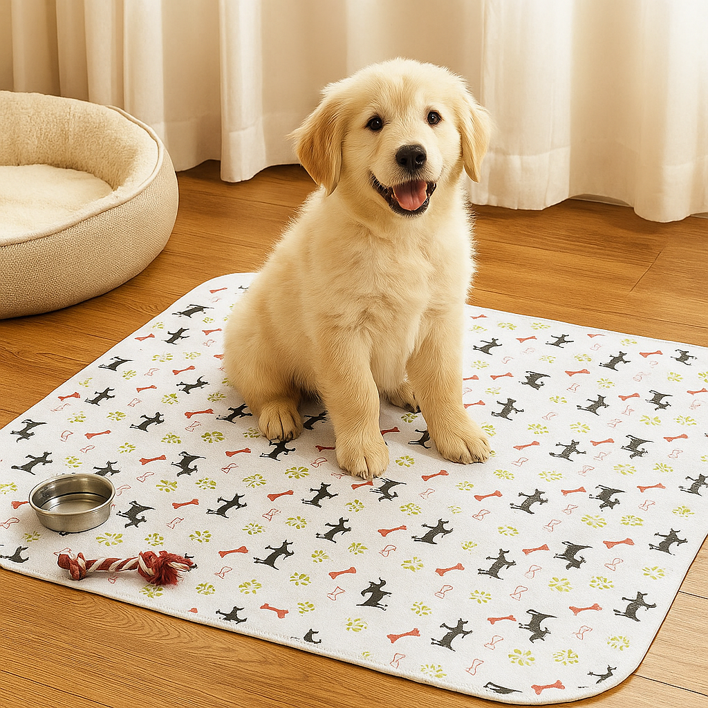 Waschbare Hundepipi-Matte – Wiederverwendbar & saugstark | Welpenunterlage