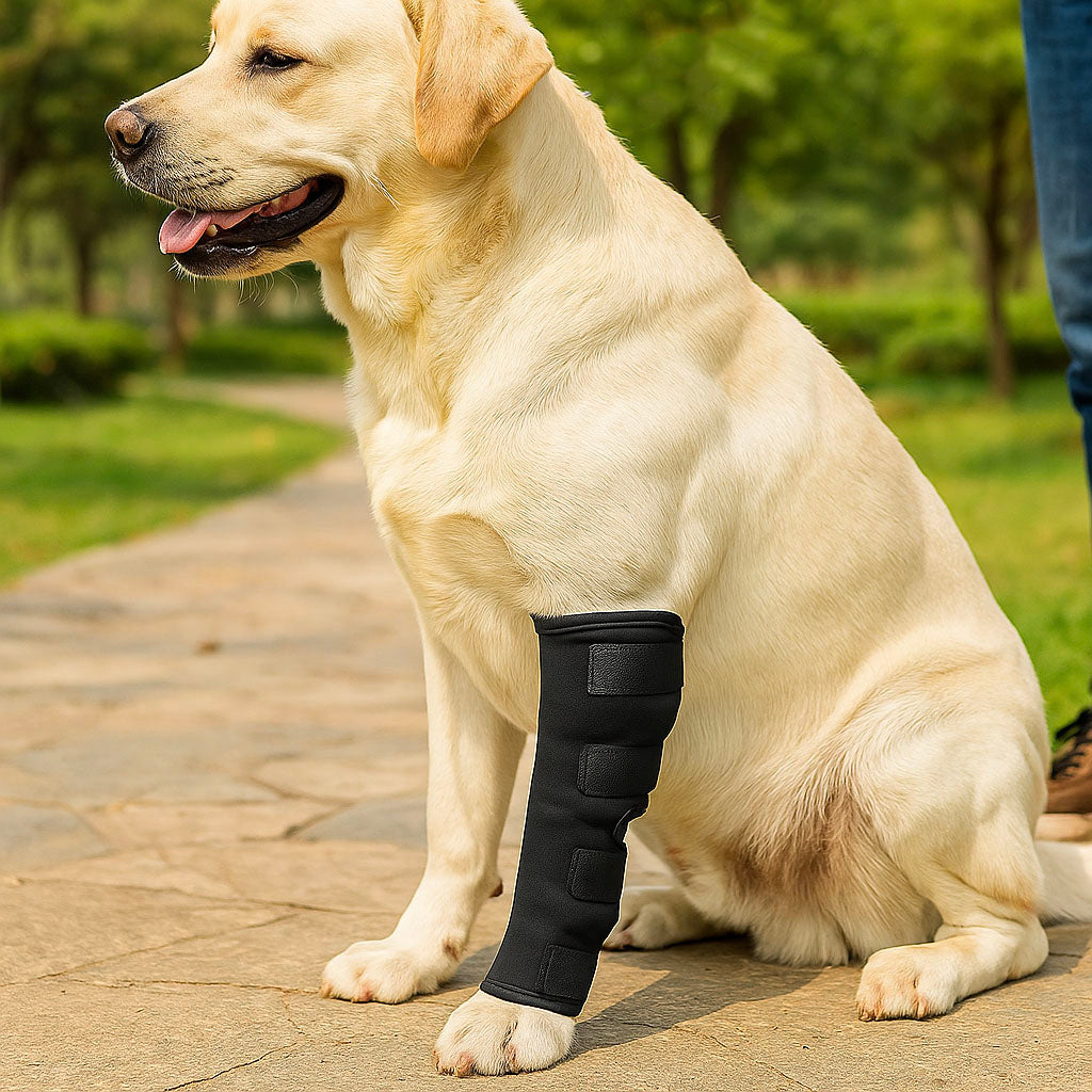 Doppelte Kniebandage für Hunde – Stabilität & Schutz bei Gelenkproblemen